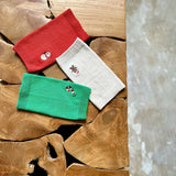 Clease[クリーズ] 　＜yt50018＞なめらかシルク ワンちゃん(超/小型犬)用 ロングタイプ 腹巻きクリスマス刺繍ｼﾘｰｽﾞ【サイズ交換対象外】【ラッピング（有料）可】