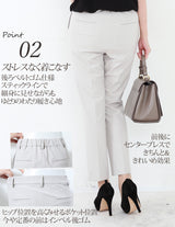 Clease[クリーズ] 　モナルーチェカラーレスジャケット&パンツスーツ＜8009s5302＞