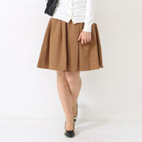 Clease[クリーズ] 　T/Cグログランウエスト総ゴムスカート＜7235g＞