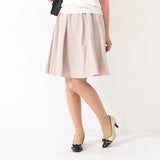 Clease[クリーズ] 　T/Cグログランウエスト総ゴムスカート＜7235g＞