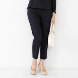 Clease[クリーズ] 　ボルト梨地Wクロス９分丈アンクルパンツ＜7259＞