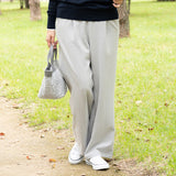 Clease[クリーズ] ツータックプルオンワイドパンツ＜7264＞