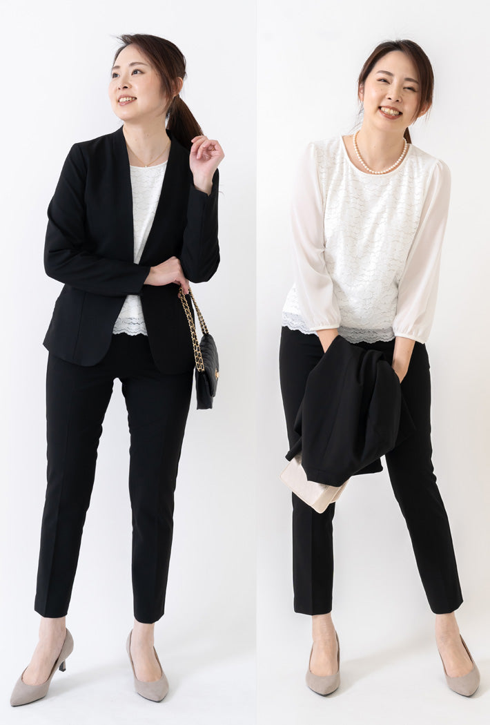 Clease[クリーズ] 　袖シフォンレースブラウス＜8005＞