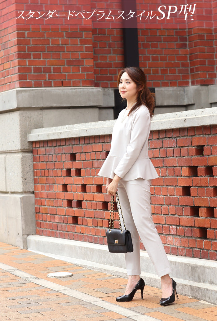 Clease[クリーズ] モナルーチェペプラムプルオーバー &パンツ