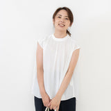 Clease[クリーズ] 　ギャザーフレンチスリーブブラウス＜8029＞