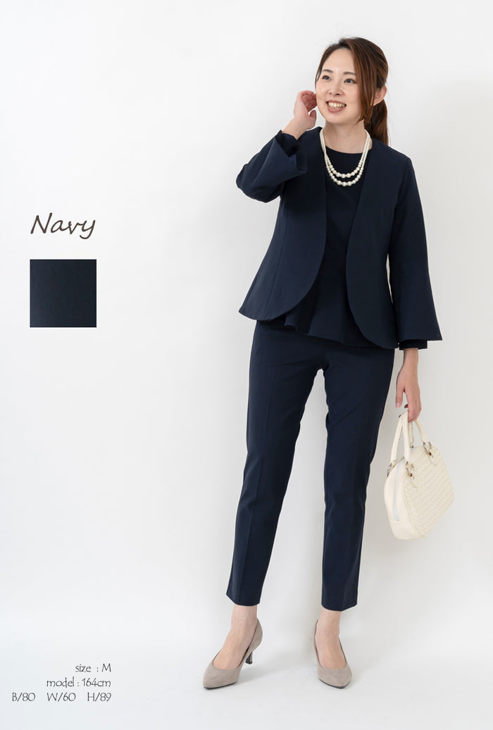 Clease[クリーズ] モナルーチェJK&ペプラムプルオーバー &パンツ