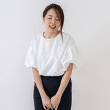 Clease[クリーズ] 　袖バルーンプルオーバーブラウス＜8043＞