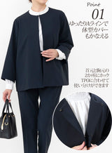 Clease[クリーズ] 　カラーレスジャケット＜8045＞