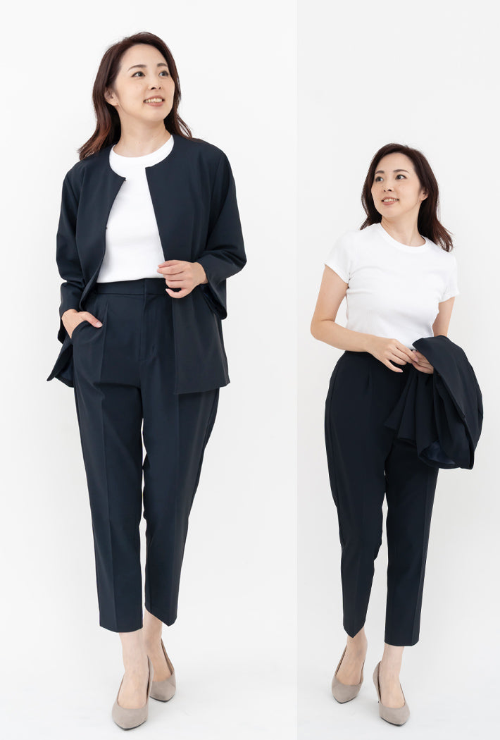 Clease[クリーズ] 　キューダスカラーレスジャケット＆パンツセットアップ＜8045s5317＞